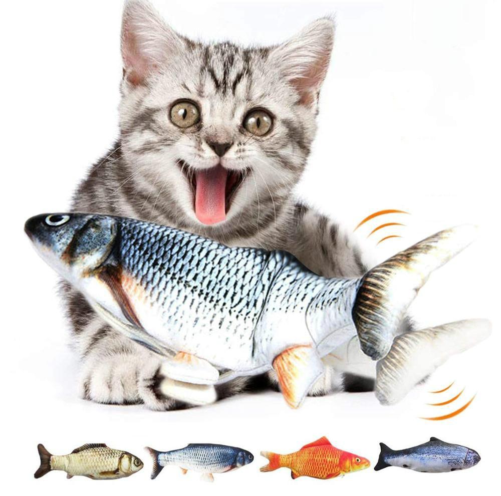 Electric Flipping Fish Toy for Cats